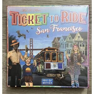 Alan R Moon Ticket To Ride Francisco Strategy Board Game New